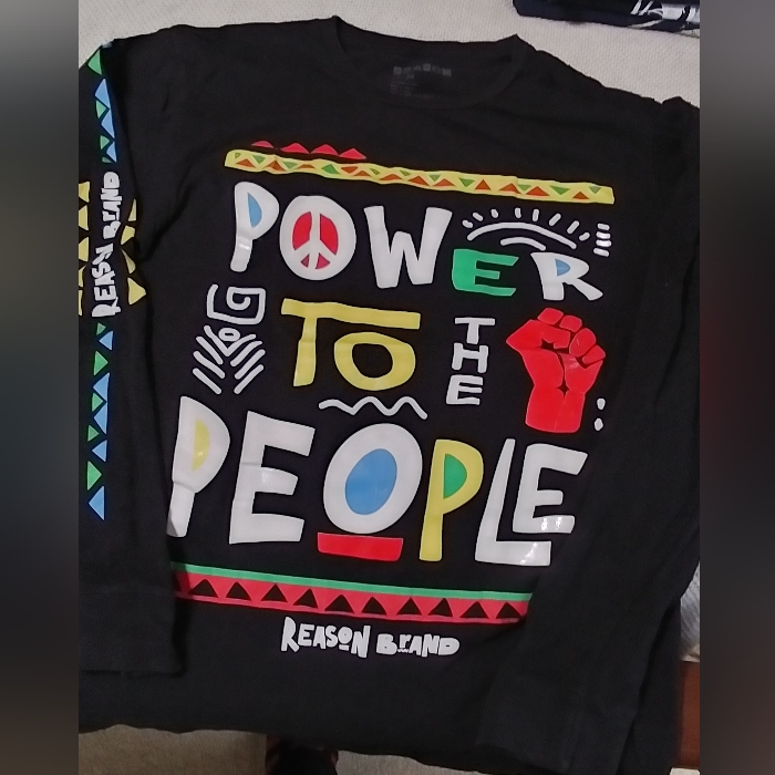 Reason Brand Power To The People Long Sleeve Shirt Reason Brand Power To The People Long Sleeve Shirt